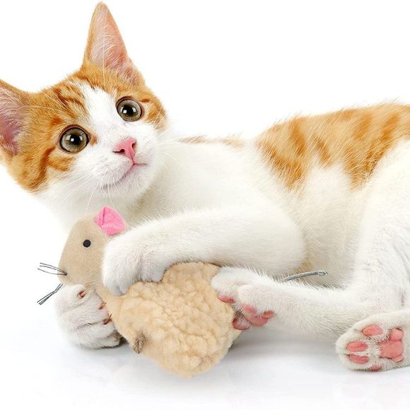 SmartyKat Madcap Mania Refillable Plush Catnip Cat Toy, Includes Catnip Tube - Picture 3 of 6